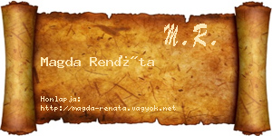 Magda Renáta névjegykártya
